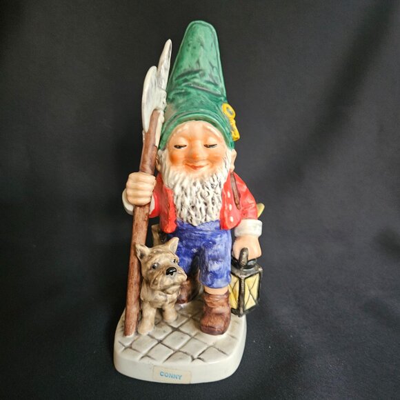 1972 Goebel Co-Boy Gnome "Conny The Night Watchman Figurine